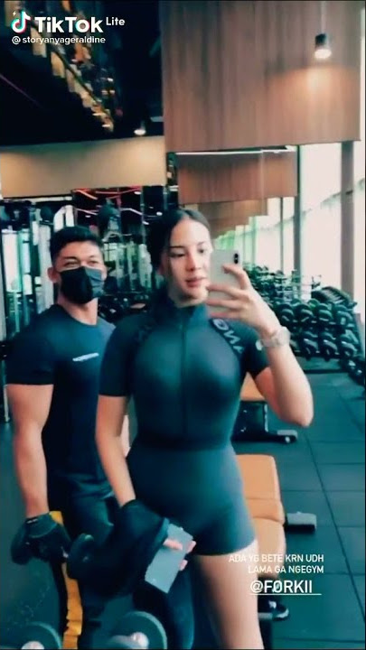 anya geraldine nge gym sexy#shorts #fyp #tiktok #viral #anyageraldine