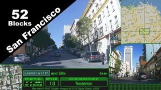 Narrated sightseeing drive, 52 blocks of San Francisco