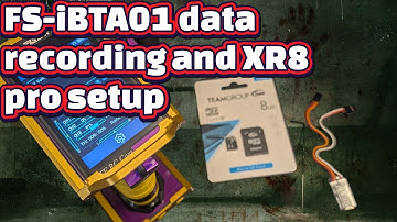 Flysky IBTA01 hobbywing telemetry adapter data logging and XR8 Pro set up