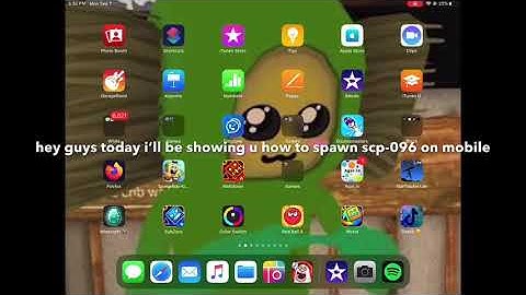how to spawn scp-096 on mobile (minecraft)