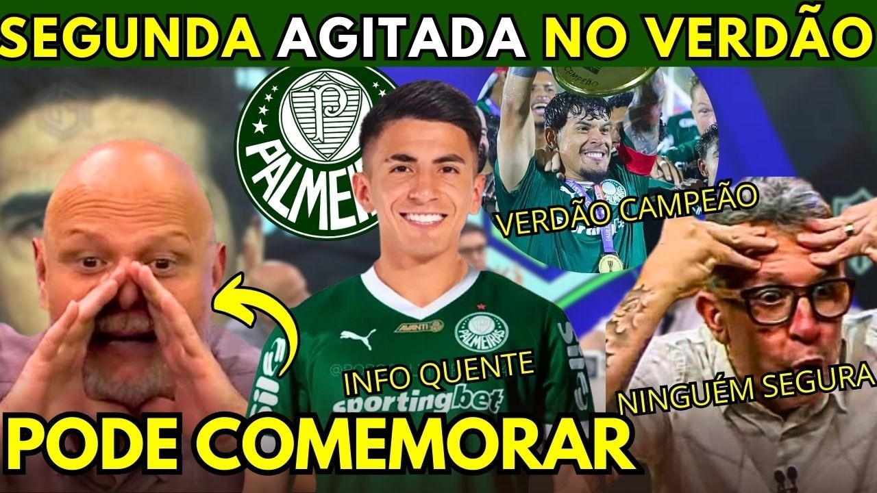🤯AGORA VAI?! ALMADA NO VERDÃO? MASSINI RASOGU O VERBO! NETO EM CHOQUE COM PALMEIRAS CAMPEÃO PAULISTA