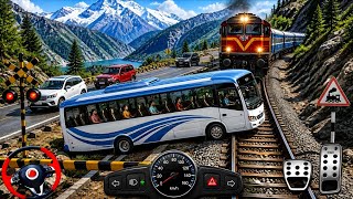 Drive Death Road Bus Driving 2026 🚍💀 | Most Dangerous Mountain Bus Simulator Game android play.  screenshot 4