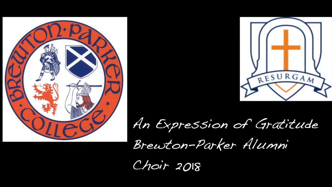 "An Expression of Gratitude " Brewton-Parker Alumni Choir 2018