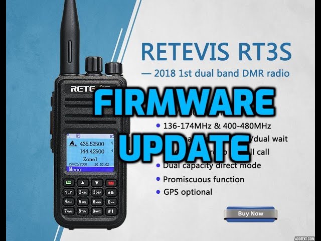 Retevis RT3S update 2021 - YouTube