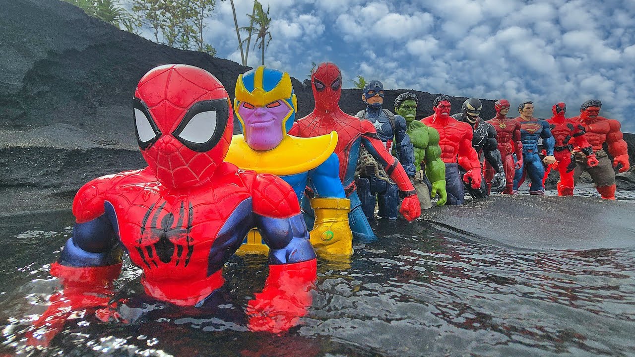 Avengers Action Figure, Marvel Spider-man 2, Hulk, Iron Man, Captain America Superhero, Venom #01