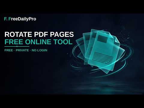 Rotate PDF walkthrough