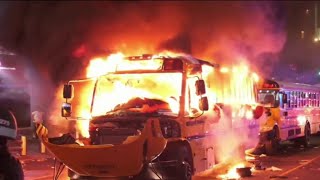 Stabbings, shootings and bus fires mar NYC celebrations of Knicks' championship | NBC New York