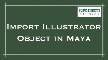 Import Illustrator Object (Maya 2012)