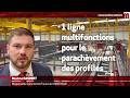 Ligne de perçage, sciage et grenaillage pour profilés Voortman dans les ateliers de Rozier