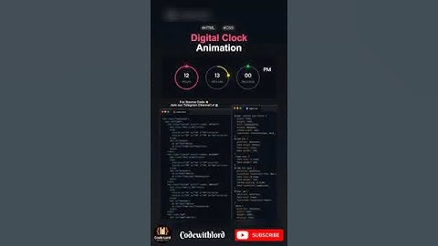Digital Clock for Website to make it Interactive #shorts #viral #trending #coding #python #webdesign