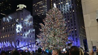 Behind the Scenes at the Rockefeller Center Christmas Tree Lighting