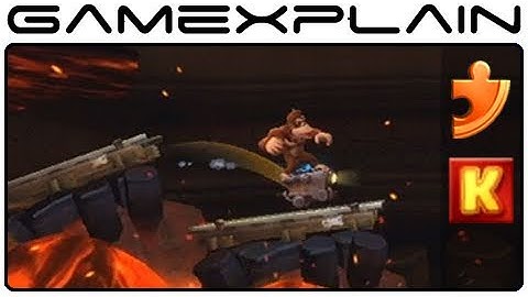 Donkey Kong Country Returns: Roasting Rails 8-3 (Puzzle Pieces, KONG Letters Guide, Walkthrough)