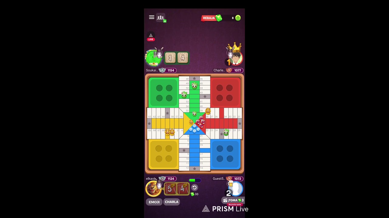 Parchisi star online 4 jugadores 🎲😍🔥