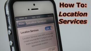 Full video walkthrough on how to use and turn location services the
iphone. settings is located in application but sort of hid...