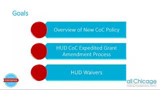 Chicago CoC Program Q&A HUD Waiver, Grant Amendments & other COVID 19 Topics - April 22, 2020