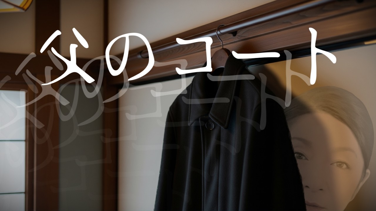 文化住宅の怪談【 父のコート】関西の文化住宅に住んでいた子どもの体験談。雨の夜、奇妙な呼び声が聞こえてきたと思ったら、父のコートがひとりでに浮かんで…。#怪談　#怪談語り