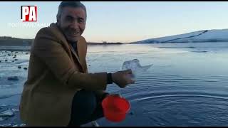 Çıldır Gölünü mayaladı! Ya tutarsa…  #çıldırgölü #nasrettinhoca #shorts #short #shortvideo