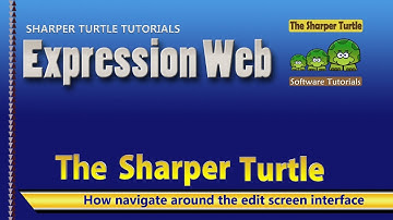 Expression Web - How to navigate around the edit screen