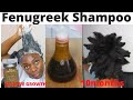 DIY Fenugreek & Ghanian Black Soap Shampoo For  Crazy Hair Growth/ Thicker & Longer Hair Faster.