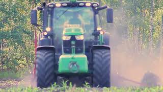 Siew żyta 2026 z JohnDeere 6195R