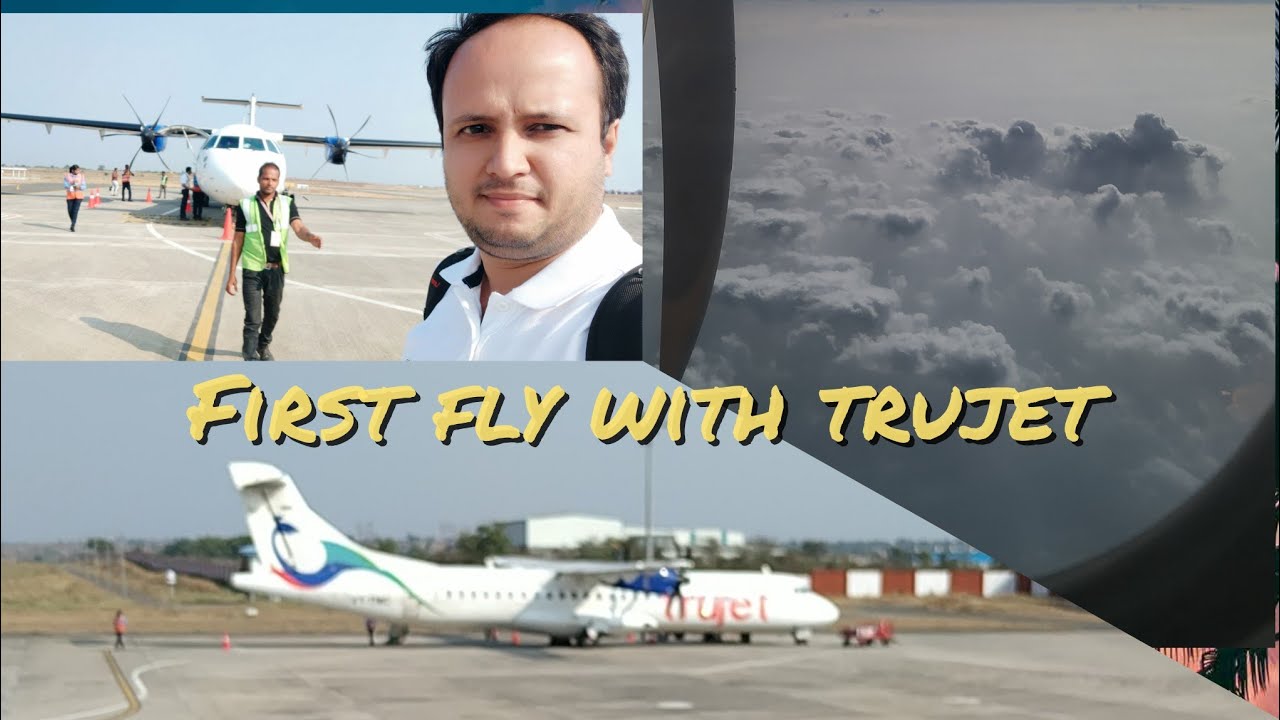 Trujet  jalgaon Airport to Ahmedabad Flight ✈️ journey