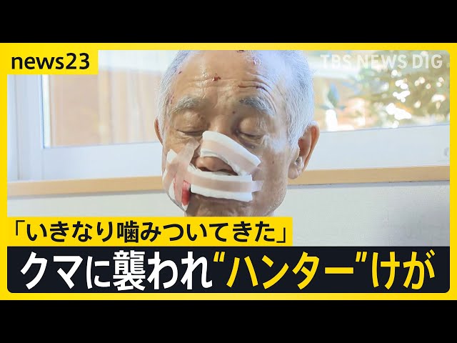 80歳男性がクマに銃で反撃】「いきなり噛みついてきた」クマに襲われ