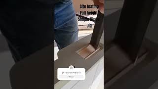 Door hinge jig, full length #door #carpenter #powertools #diy #buildingconstruction #construction