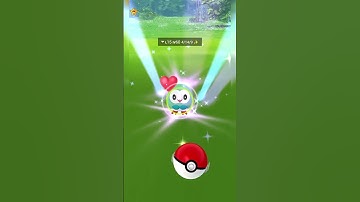 World first ever ✨ shiny rowlet in #pokemongo #pokemon #shorts #short #ytshorts