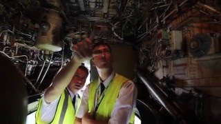 airBaltic Boeing 737 external check by our pilots (part 6 of 6 - Main Wheel Well)