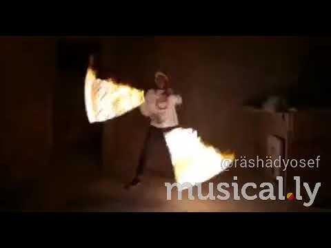 اجمد رقص بالنار ع مهرجان هوب كنتالوب