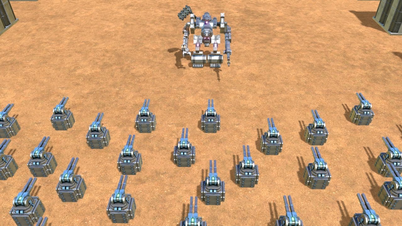 Robot C4-621 LOADER4 vs ALL ARMIES AOW Age Of Warbots