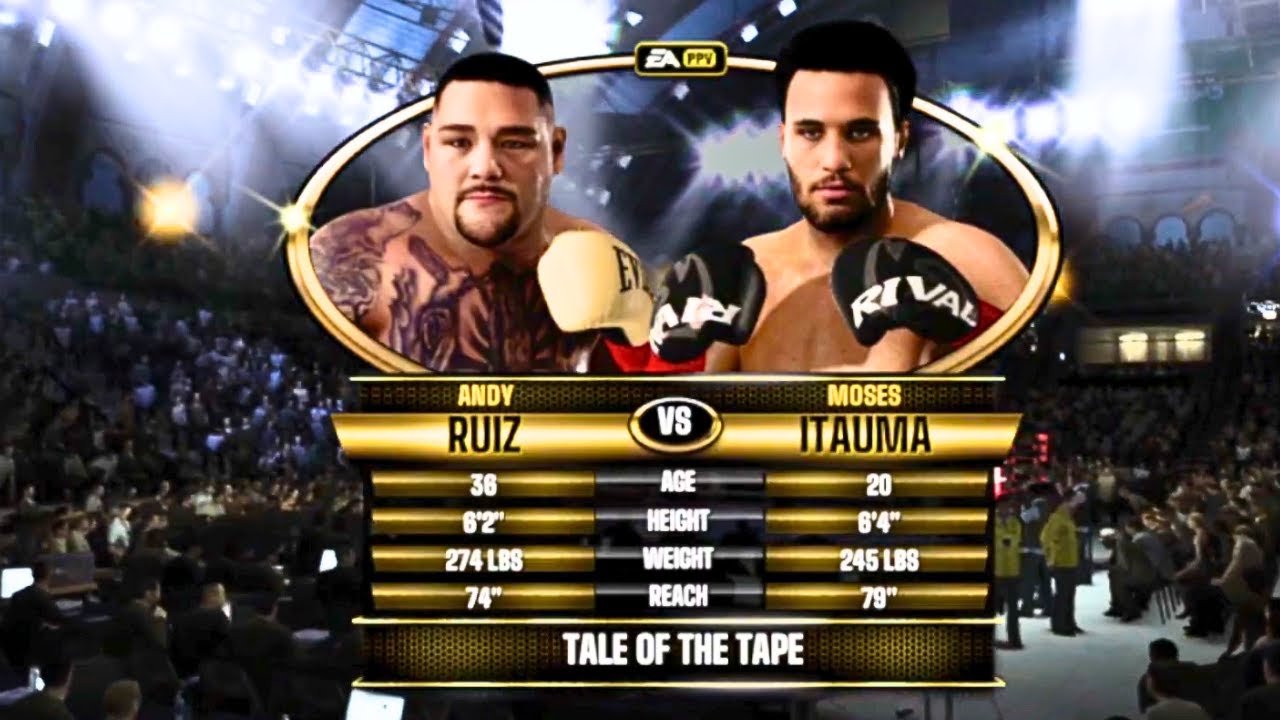 Andy Ruiz Jr vs Moses Itauma FULL FIGHT | Fight Night Forever AI Simulation Gameplay (CPU vs CPU)