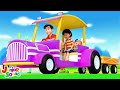 Wheels On The Tractor Go Round And Round, Nursery Rhyme And Kids Song