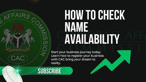 CAC name search Nigeria “how to check if business name is available on CAC”