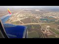 Southwest Airlines 737-700 Late Afternoon Landing at Dallas Love Field