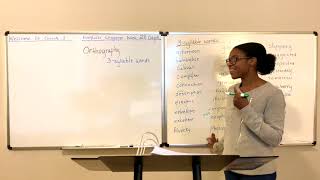 Grade-1 English Week 28 Day 2 3-Syllable Words Practice! 📖 | Phonics & Syllable Division