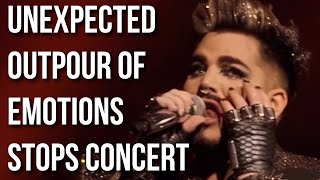 When Adam Lambert Stopped The Show And Paid Tribute To Freddie Mercury