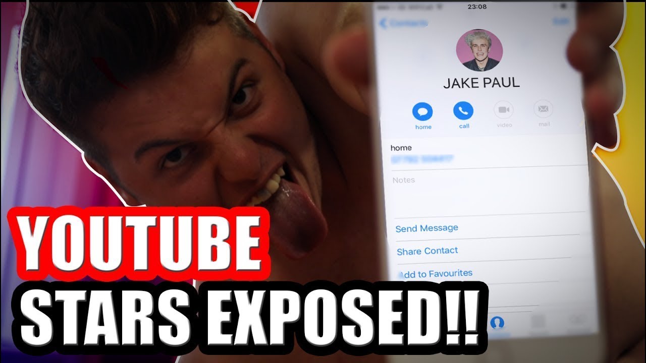 GIVING OUT JAKE PAULS PHONE NUMBER!!! YouTube