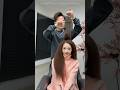 The girl got a unique hair design made😱🤯#shortsvideo
