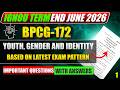 BPCG 172 Important Questions In English | IGNOU BPCG 172 Important Questions June 2026 | BPCG 172