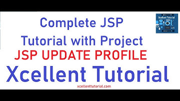 Complete JSP Tutorial || Update Profile in JSP