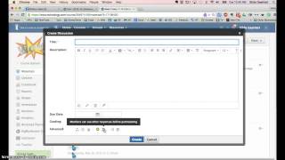 Schoology Discussion Options