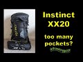 Instinct XX20 Trail Running pack. Has it got too many pockets?