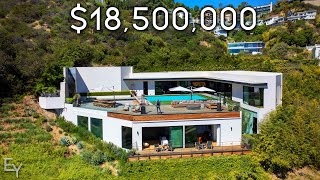 Touring an $18,500,000 Modern Mansion in the Canyons of Hollywood Hills