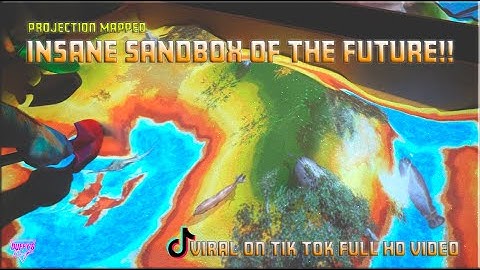 TIK TOK VIRAL Projection Mapped Sandbox Full Video. This  Is Insane!