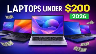 Best Laptop Under 200 in 2026 💸💰 | 🔥 Top 6 Picks for Students & Everyday Use