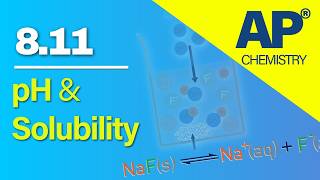 AP Chemistry 8.11 – pH and Solubility | Revision Video #apchemistry