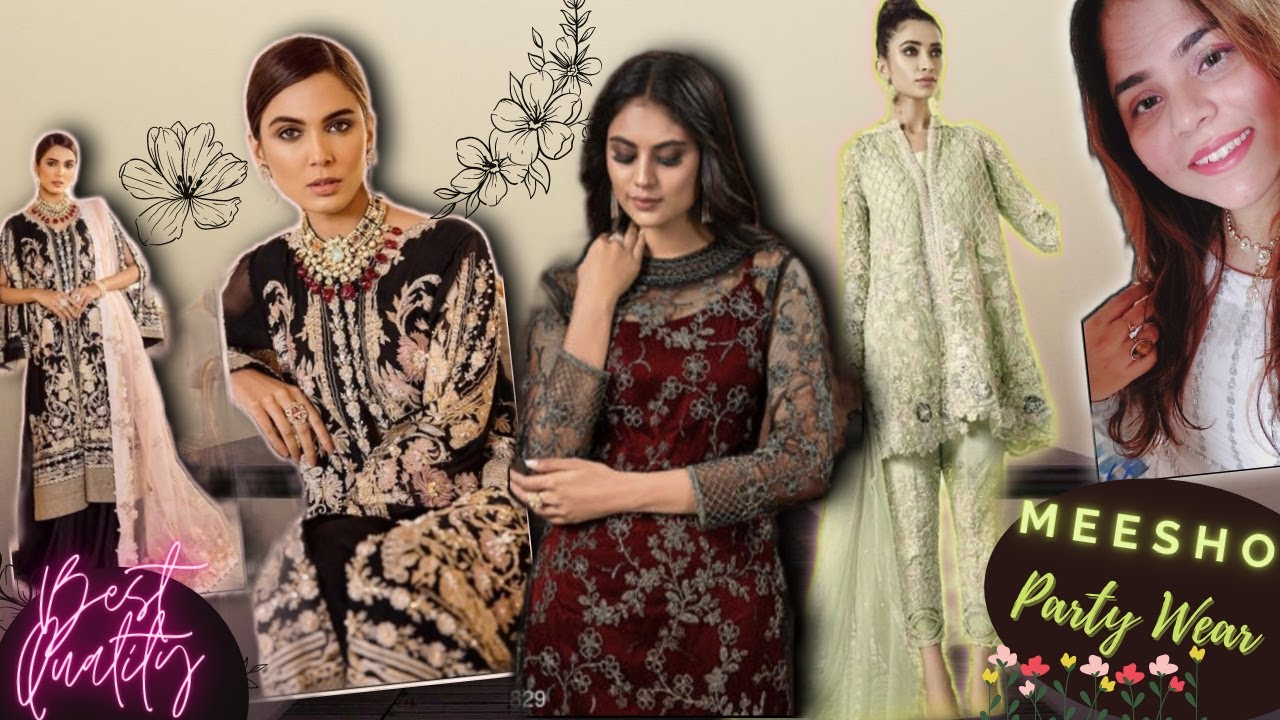 Haul| Meesho Party Wear Suits Haul 