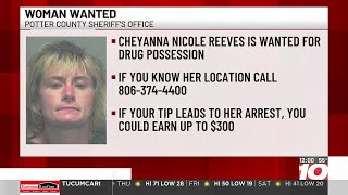 Amarillo Crime Stoppers searching for woman wanted on drug possession charges