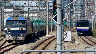 【新鶴見運用を吹田車が代走！】3090レef210-322号機+タキ15両